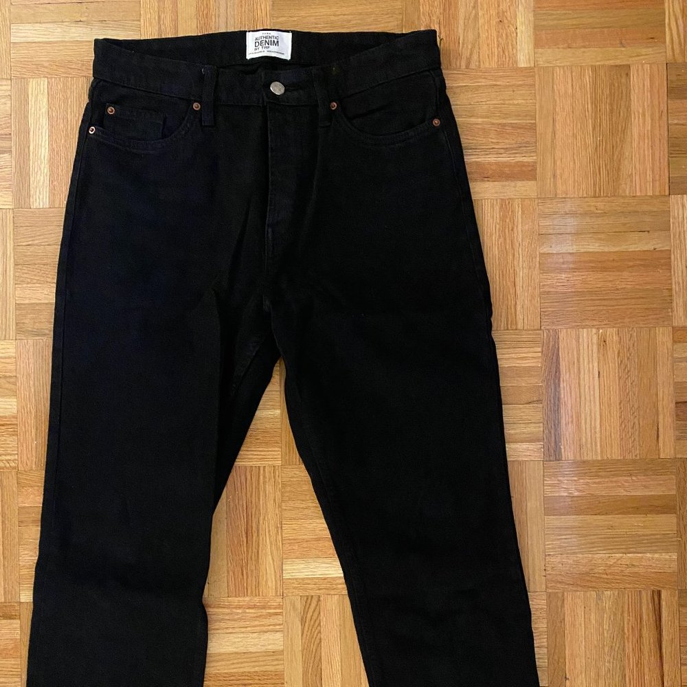 Zara Straight Leg High Rise Jeans | Size 6